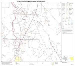 P.L. 94-171 County Block Map (2010 Census): Tom Green County, Block 21