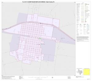 P.L. 94-171 County Block Map (2010 Census): Taylor County, Inset B01