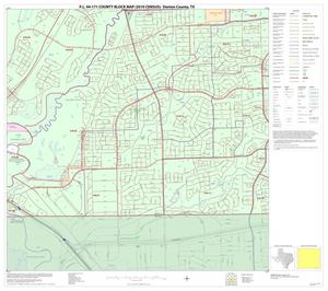 Primary view of object titled 'P.L. 94-171 County Block Map (2010 Census): Denton County, Block 89'.