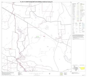 P.L. 94-171 County Block Map (2010 Census): Henderson County, Block 22