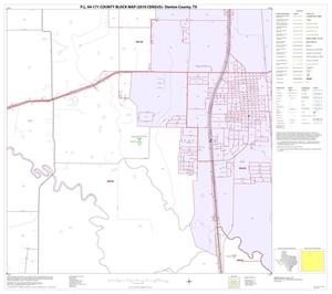 P.L. 94-171 County Block Map (2010 Census): Denton County, Block 14
