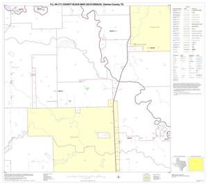P.L. 94-171 County Block Map (2010 Census): Denton County, Block 25