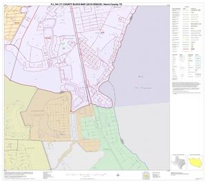 Primary view of object titled 'P.L. 94-171 County Block Map (2010 Census): Harris County, Block 283'.