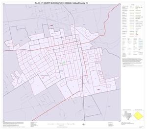 P.L. 94-171 County Block Map (2010 Census): Caldwell County, Inset A01