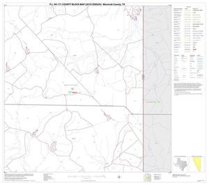 P.L. 94-171 County Block Map (2010 Census): Maverick County, Block 18