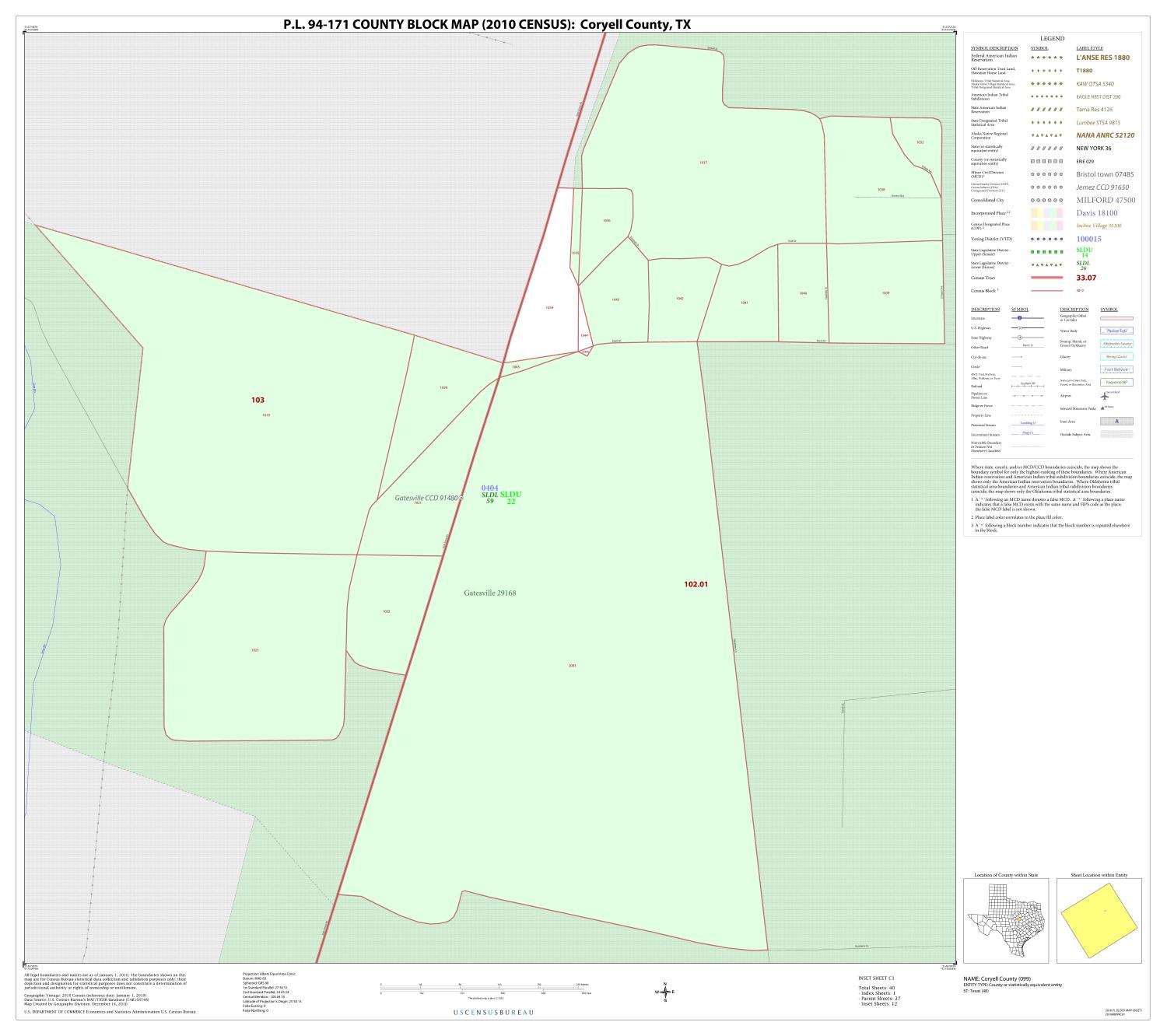 P.L. 94-171 County Block Map (2010 Census): Coryell County, Inset C01
                                                
                                                    [Sequence #]: 1 of 1
                                                