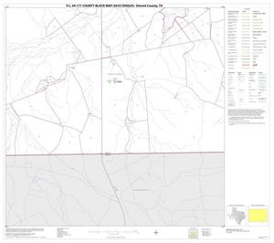 Primary view of object titled 'P.L. 94-171 County Block Map (2010 Census): Dimmit County, Block 19'.