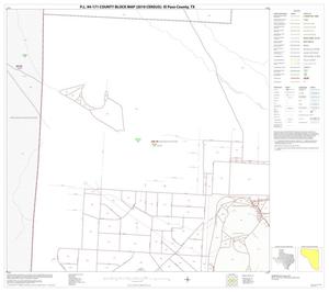 P.L. 94-171 County Block Map (2010 Census): El Paso County, Block 19
