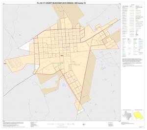 P.L. 94-171 County Block Map (2010 Census): Hill County, Inset K01