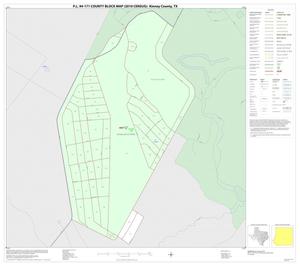 P.L. 94-171 County Block Map (2010 Census): Kinney County, Inset A01