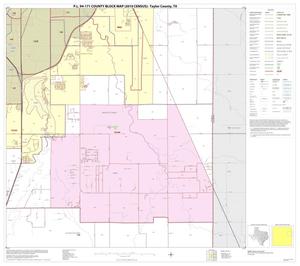 P.L. 94-171 County Block Map (2010 Census): Taylor County, Block 8
