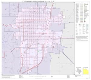 P.L. 94-171 County Block Map (2010 Census): Grayson County, Inset F01