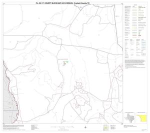 P.L. 94-171 County Block Map (2010 Census): Crockett County, Block 10