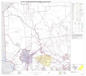 Primary view of object titled 'P.L. 94-171 County Block Map (2010 Census): Trinity County, Block 7'.