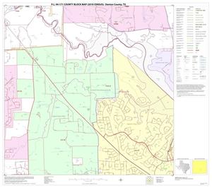 Primary view of object titled 'P.L. 94-171 County Block Map (2010 Census): Denton County, Block 66'.