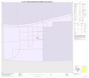 P.L. 94-171 County Block Map (2010 Census): Fannin County, Inset G01
