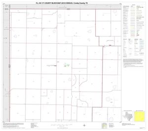 Primary view of object titled 'P.L. 94-171 County Block Map (2010 Census): Crosby County, Block 1'.