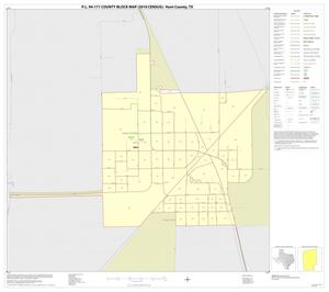 Primary view of object titled 'P.L. 94-171 County Block Map (2010 Census): Hunt County, Inset B01'.