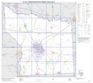 Primary view of object titled 'P.L. 94-171 County Block Map (2010 Census): Smith County, Index'.