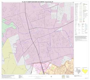 P.L. 94-171 County Block Map (2010 Census): Travis County, Block 9