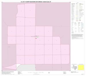 Primary view of object titled 'P.L. 94-171 County Block Map (2010 Census): Uvalde County, Inset A01'.
