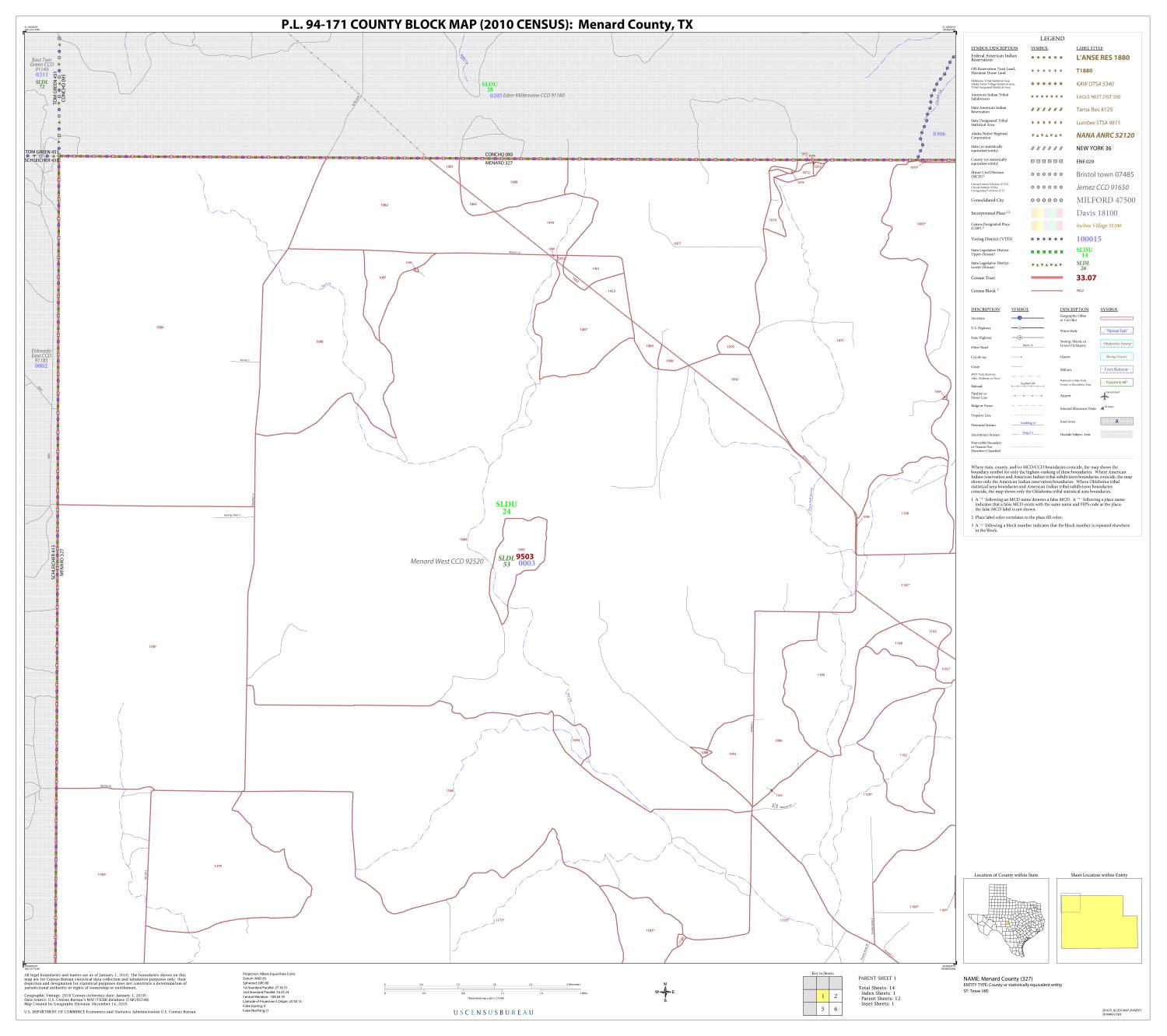 P.L. 94-171 County Block Map (2010 Census): Menard County, Block 1
                                                
                                                    [Sequence #]: 1 of 1
                                                