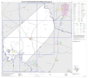 Primary view of object titled 'P.L. 94-171 County Block Map (2010 Census): Trinity County, Index'.