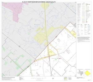 P.L. 94-171 County Block Map (2010 Census): Caldwell County, Block 1