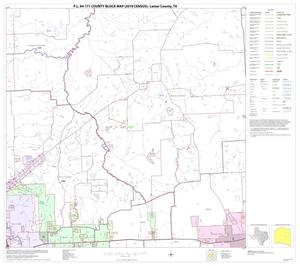 Primary view of object titled 'P.L. 94-171 County Block Map (2010 Census): Lamar County, Block 13'.