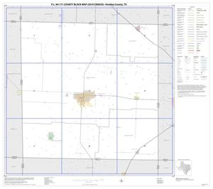 Primary view of object titled 'P.L. 94-171 County Block Map (2010 Census): Hockley County, Index'.