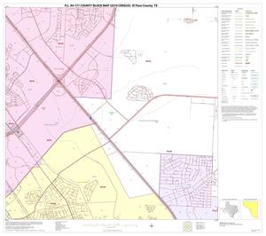 P.L. 94-171 County Block Map (2010 Census): El Paso County, Block 51