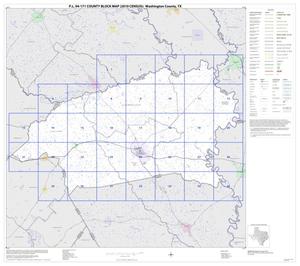 P.L. 94-171 County Block Map (2010 Census): Washington County, Index