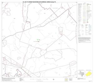 Primary view of object titled 'P.L. 94-171 County Block Map (2010 Census): DeWitt County, Block 10'.