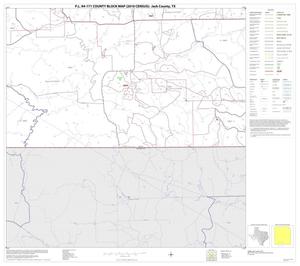 P.L. 94-171 County Block Map (2010 Census): Jack County, Block 18
