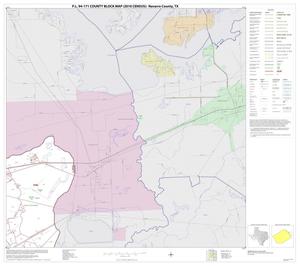 Primary view of object titled 'P.L. 94-171 County Block Map (2010 Census): Navarro County, Block 10'.