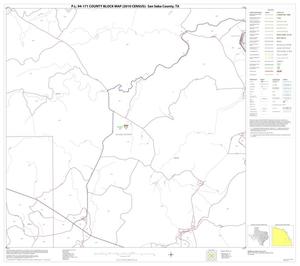 P.L. 94-171 County Block Map (2010 Census): San Saba County, Block 16