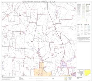 Primary view of object titled 'P.L. 94-171 County Block Map (2010 Census): Upshur County, Block 10'.