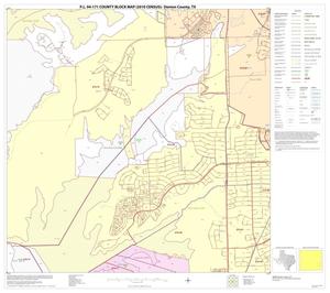 P.L. 94-171 County Block Map (2010 Census): Denton County, Block 69