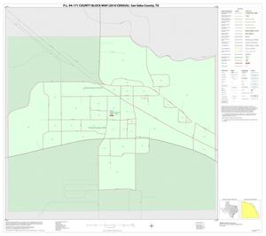 P.L. 94-171 County Block Map (2010 Census): San Saba County, Inset A01