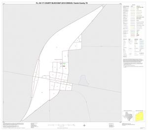P.L. 94-171 County Block Map (2010 Census): Fannin County, Inset H01