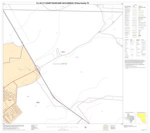 P.L. 94-171 County Block Map (2010 Census): El Paso County, Block 70