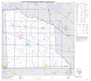 Primary view of object titled 'P.L. 94-171 County Block Map (2010 Census): Van Zandt County, Index'.