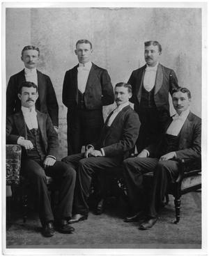 Primary view of object titled '[Group of Men]'.