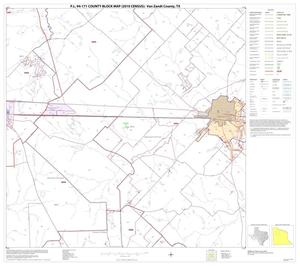 P.L. 94-171 County Block Map (2010 Census): Van Zandt County, Block 6
