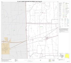P.L. 94-171 County Block Map (2010 Census): Lamar County, Block 15