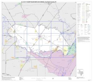 P.L. 94-171 County Block Map (2010 Census): San Patricio County, Index