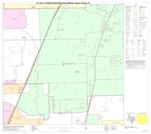 P.L. 94-171 County Block Map (2010 Census): Denton County, Block 64