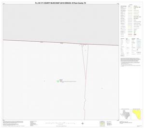 Primary view of object titled 'P.L. 94-171 County Block Map (2010 Census): El Paso County, Block 7'.