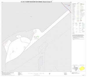 Primary view of object titled 'P.L. 94-171 County Block Map (2010 Census): Navarro County, Inset K01'.