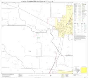 P.L. 94-171 County Block Map (2010 Census): Denton County, Block 33